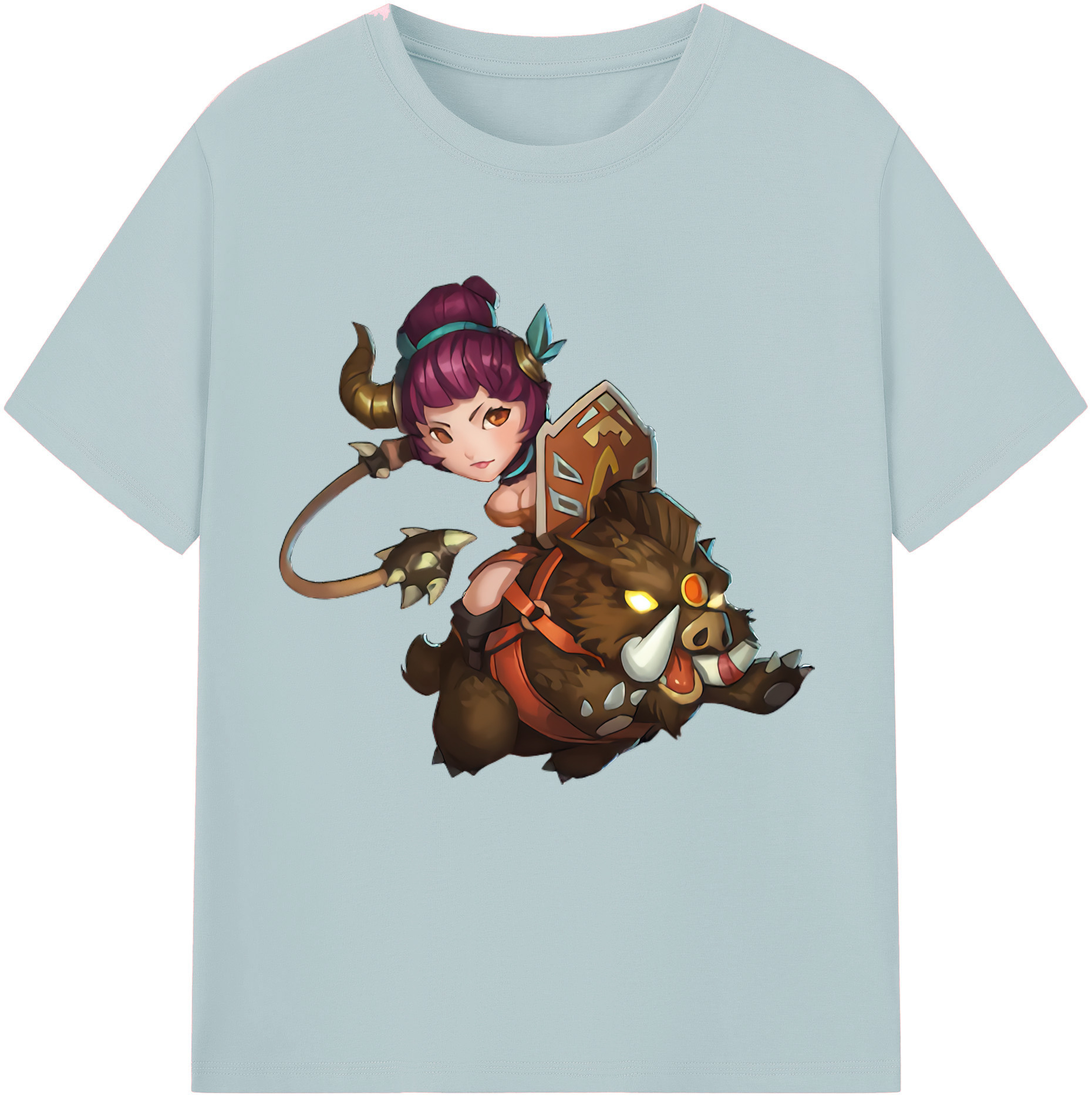 （画像用） リーグ・オブ・レジェンド League of Legends LOL 綿100％半袖Tシャツ（フロントプリント）